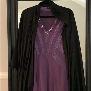 Komarov beaded dress. Size LP